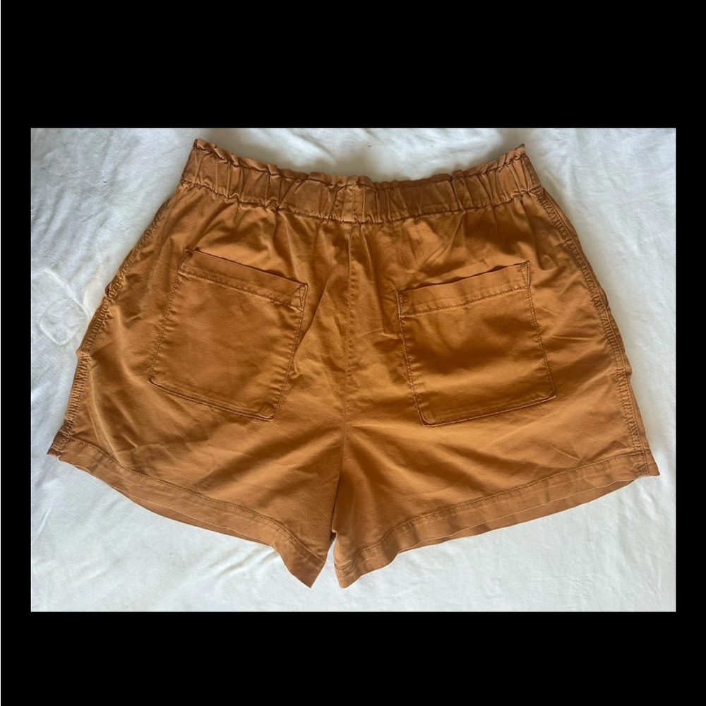 LOFT burnt orange  Casual Shorts elastic waist size Medium fits like Large - Picture 2 of 9